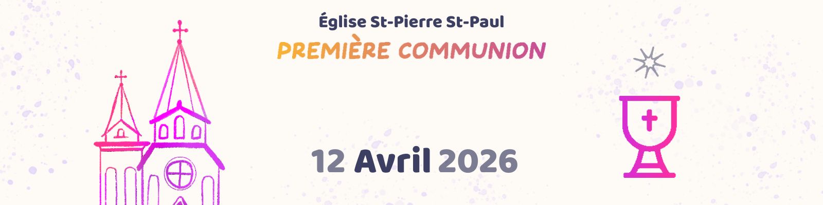 COLOMBES - Première Communion 12 avril 2026